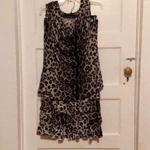 Leopard Print Skirt and Tank set
